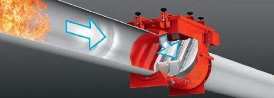 除塵設備裝置:隔爆閥